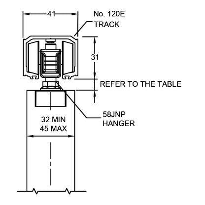 Brio Quick Run 120 Top Track 3000mm Ceiling Mount Kit BROQR120KIT2