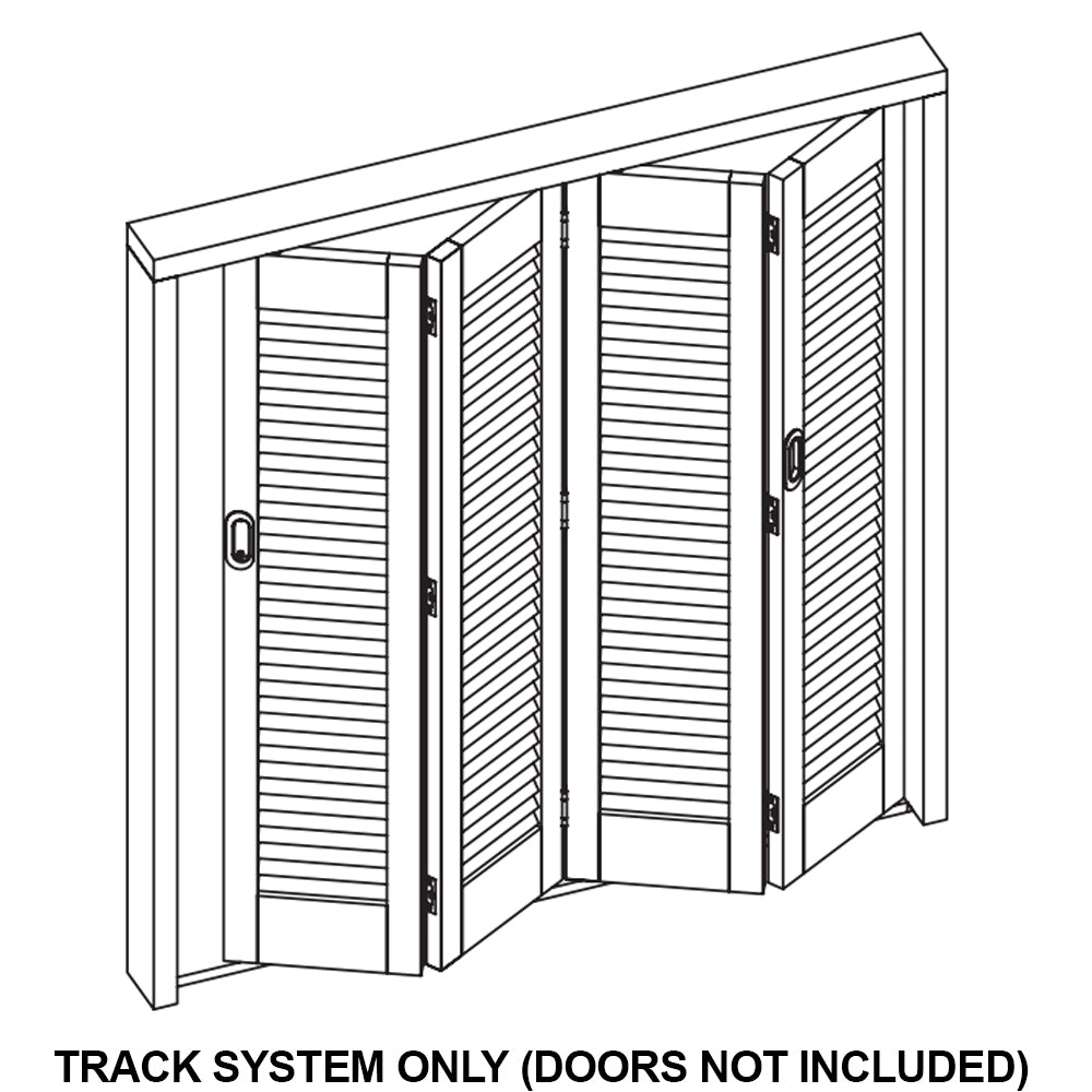 Brio Shutterfold 25 Door Folding Track System for Top Hung Exterior Folding Shutters