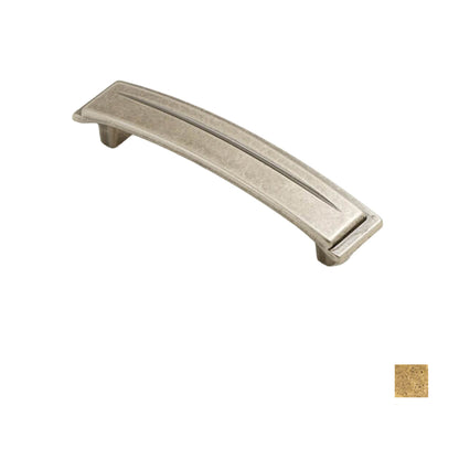 *DISCONTINUED* Castella Artisan Chisel Kitchen Cabinet Handle 96mm - Available in Antique Brass and Pewter