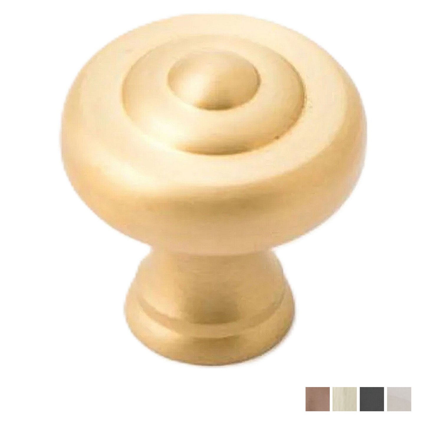 Castella Decade Fluted Knob - Available in Various Finishes and Sizes