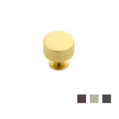 Castella Ridge Cabinet Knob 30mm - Available in Various Finishes