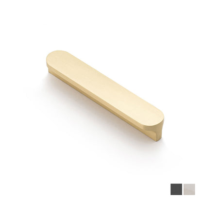 Castella Cove Cabinet Pill Shaped Handle - Available in Various Finishes and Sizes