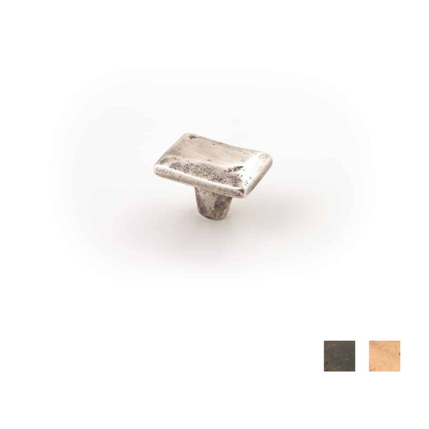 Castella Cast Rectangle Knob - Available in Various Finishes and Sizes