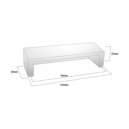 Castella Cast Cabinet Square Cup Pull 96mm - Available in Various Finishes