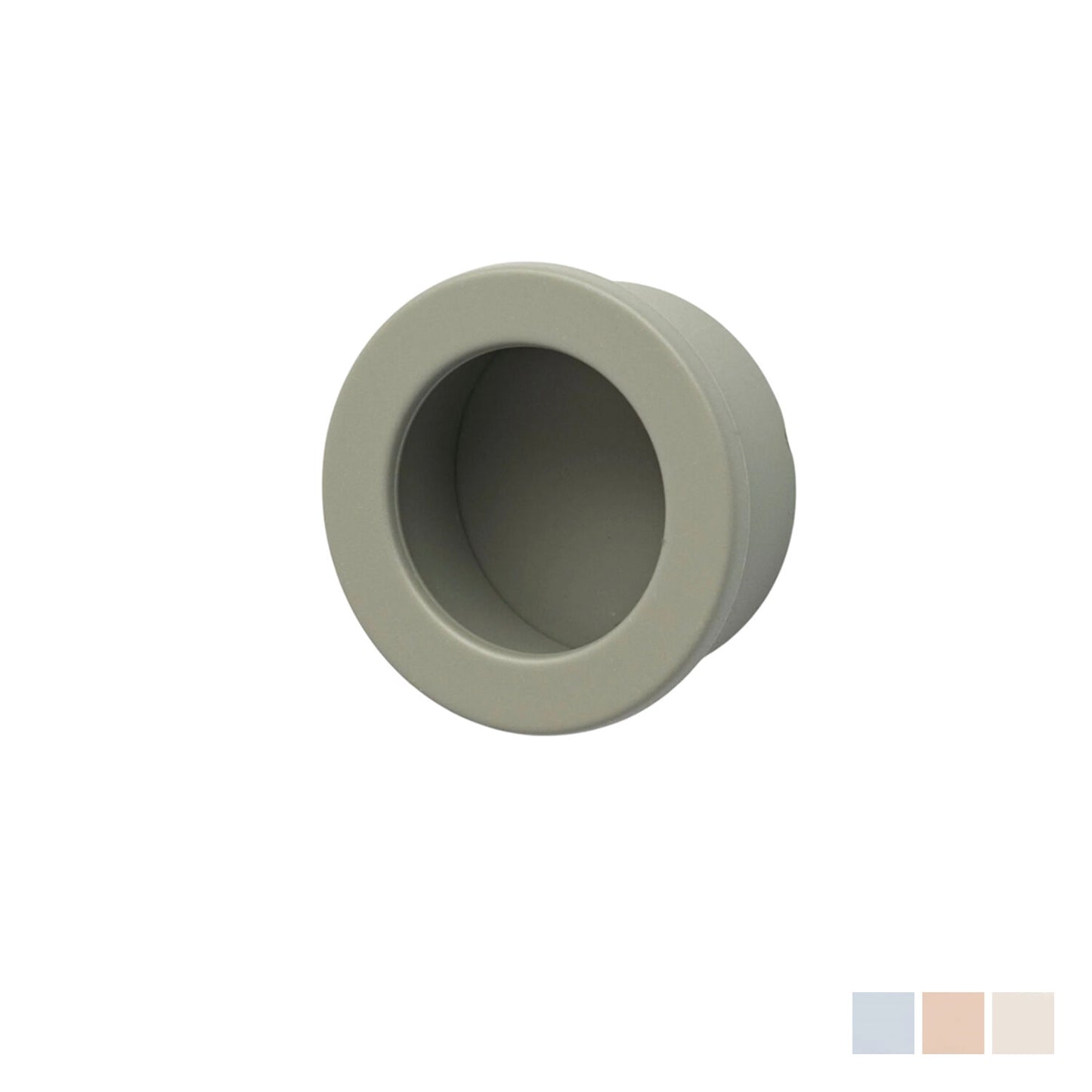 Castella Dune Circle Recessed Pull Handle - Available in Various Finishes and Sizes