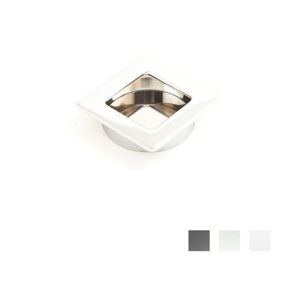 Castella Dune Square Recessed Pull - Available in Various Finishes and Sizes