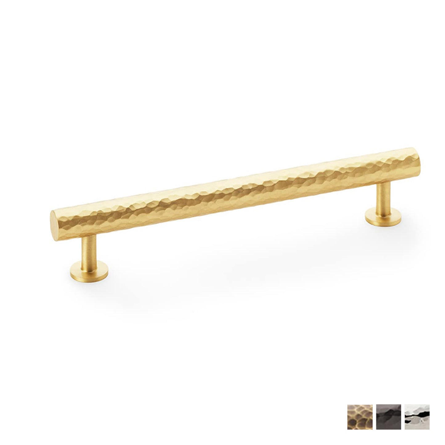 Castella Tarn Hammered Cabinet Pull Handle 160mm - Available in Various Finishes