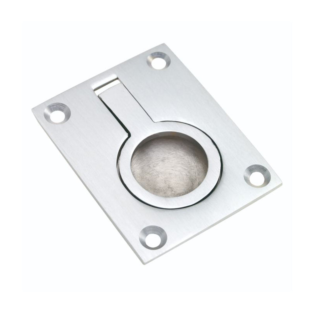 Carlisle Brass Flush Ring Pull 50mm Satin Chrome FRP50SC