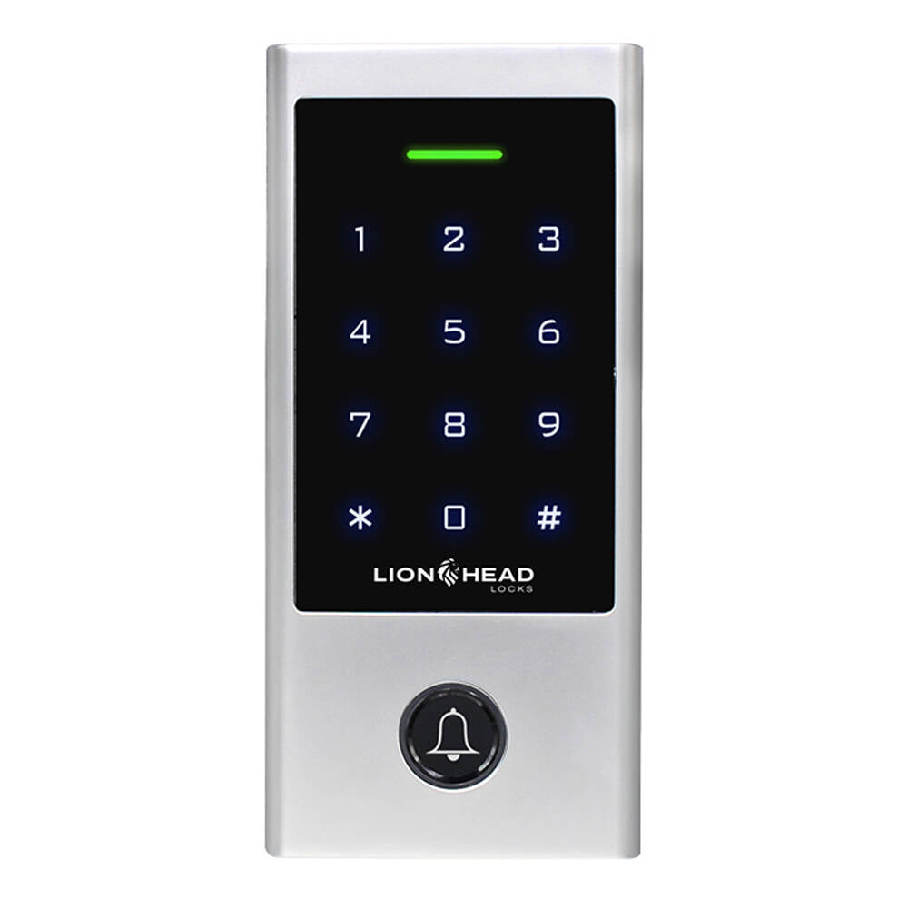 Lion Head Oscar Bluetooth Keypad Zinc Alloy Silver LHL-KP3-OSCAR