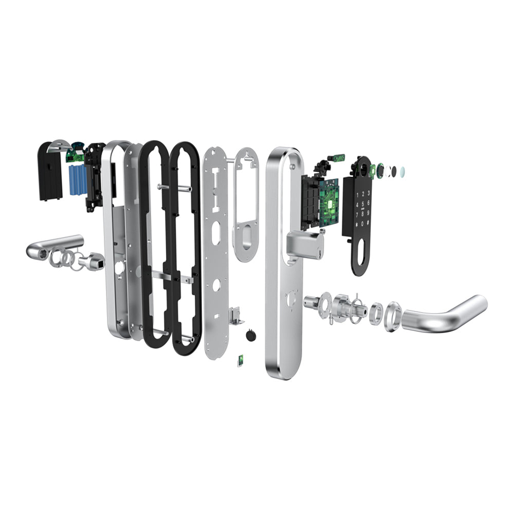 Lion Head Bondi Luxe DDS Compliant Digital Slimline Door Lock - Available in Black and Silver Finish