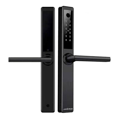 Lion Head Erskine Luxe Digital Slimline Entrance Door Lock - Available in Black and Silver Finish
