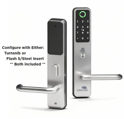 Lockton 'E-Series' Commercial & Domestic Electronic Lever Lock Kit *Satin Stainless Steel* CADELL52-SSS-ML60