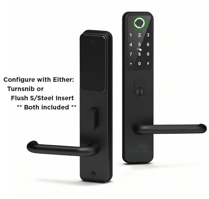Lockton 'E-Series' Commercial & Domestic Electronic Lever Lock Kit *Black* CADELL52-BLK-ML60
