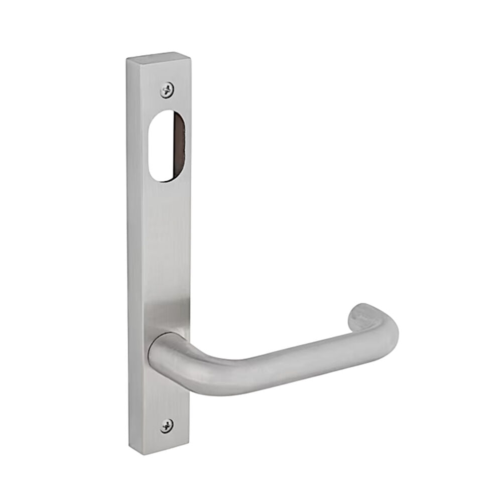 Dormakaba Door Handle Lever Narrow Stile Square End Plate Cylinder Hole Visible Fix 6401/70SSS