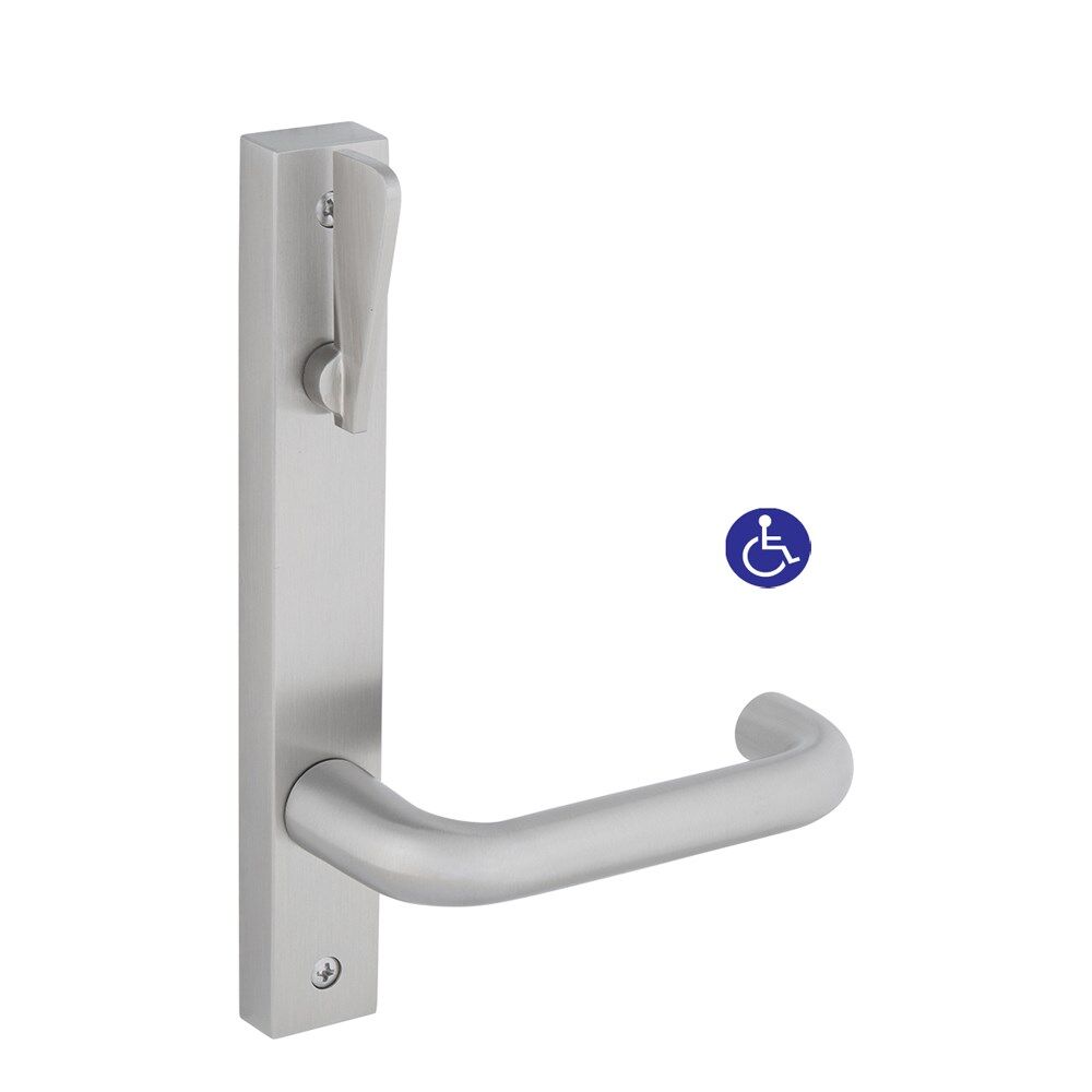 Dormakaba Door Handle Lever Narrow Stile Square End Plate Disabled Turn Visible Fix 6407/70SSS