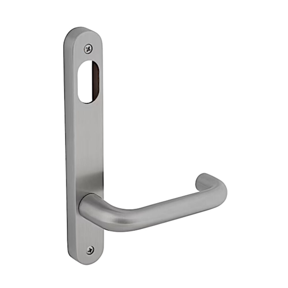 Dormakaba Door Handle Lever Narrow Stile Round End Plate Cylinder Hole Visible Fix 6501/70SSS