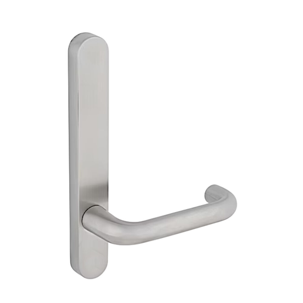 Dormakaba Door Handle Lever Narrow Stile Round End Plate No Cylinder Concealed Fix 6505/70SSS