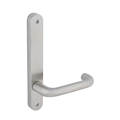 Dormakaba Door Handle Lever Narrow Stile Round End Plate No Cylinder Visible Fix 6506/70SSS
