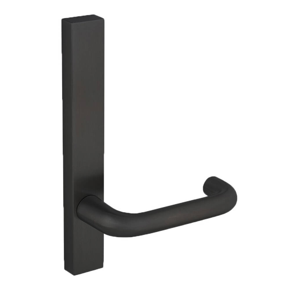 Dormakaba External Narrow Plate with Lever 185mm Black 6405/30GBLK