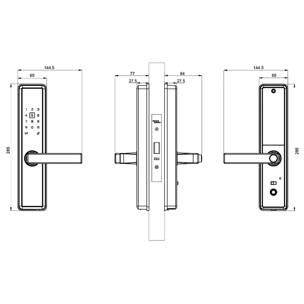 Dormakaba M5 Smart Digital Door Lock - Available in Various Finishes