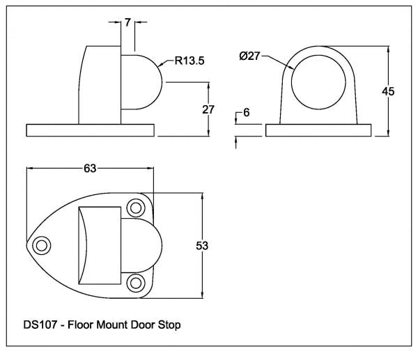 WHILE SUPPLY LAST - Madinoz FP29 Flush Pulls Black 140mm