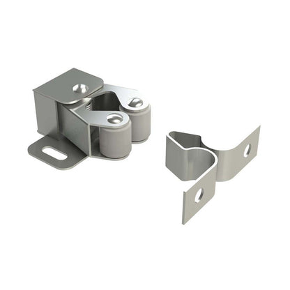Emro Plastic Roller Catch 25x32x16mm 190 Zinc Plated Steel