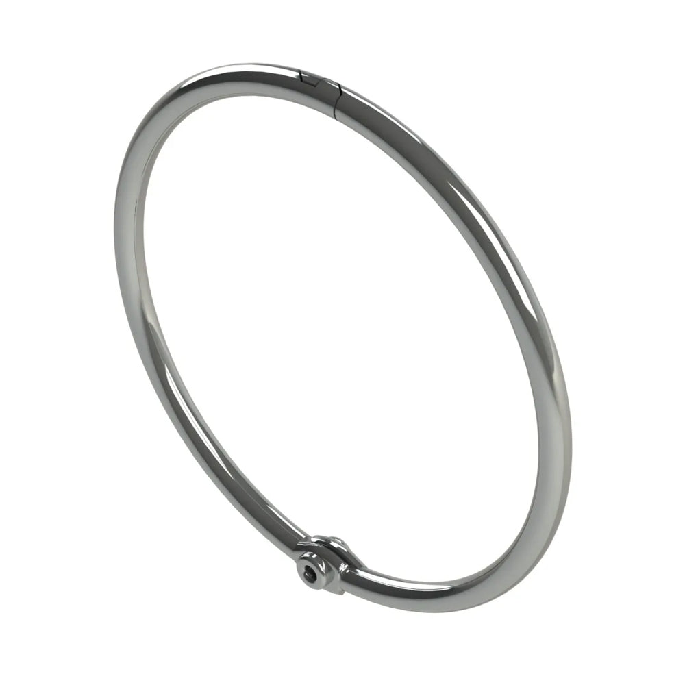 Emro Metal Curtain Rings Polished Stainless Steel Pack of 12 SC0RING