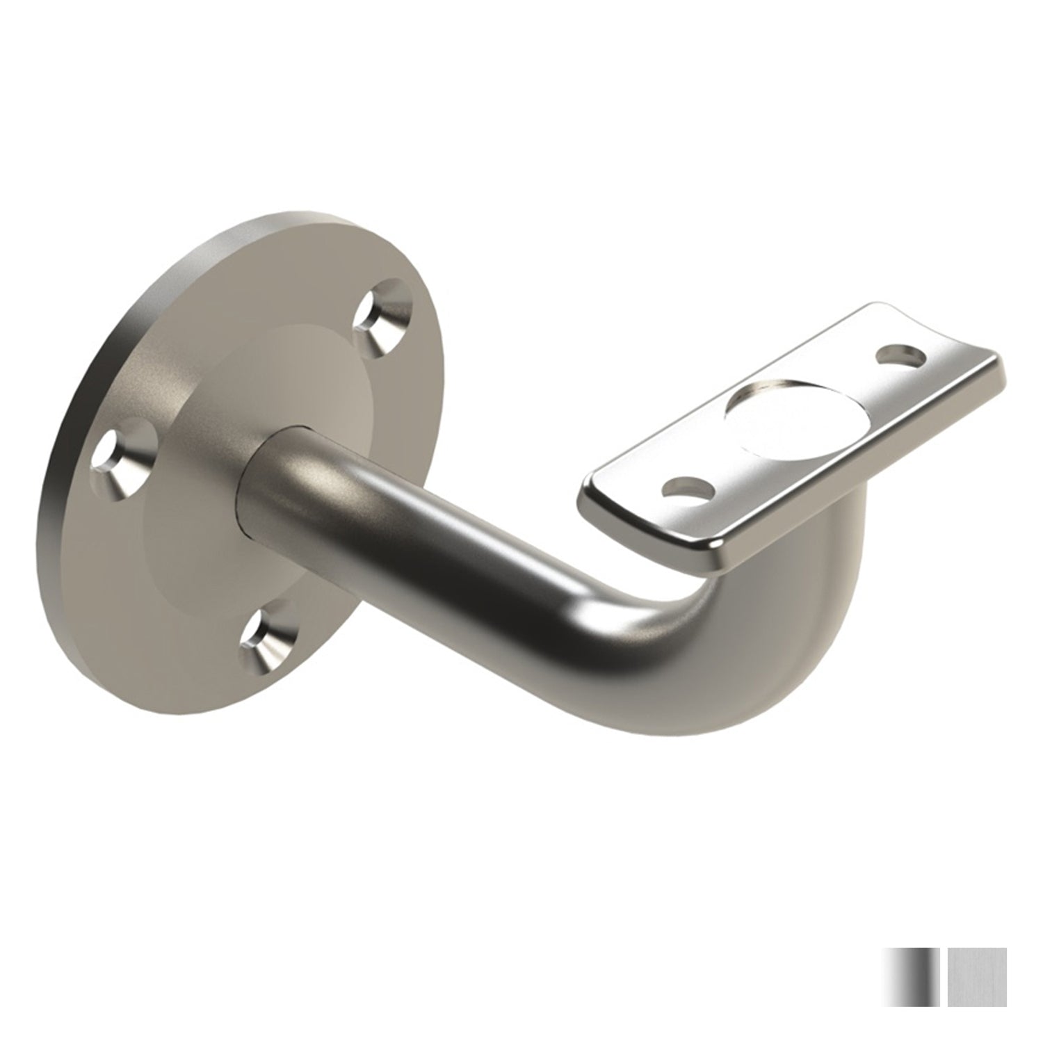 Emro Extended Exposed Curved Top Bracket 80mm Extension | Keeler Hardware