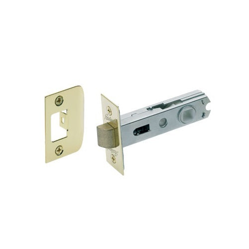 Gainsborough Tubular Latch 481PBS 70mm Backset Dual Sprung Polished Brass