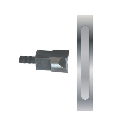 Hafele Aluminium Cutter 16.2mm - 31.8mm Screw On Suits Morticer Jig