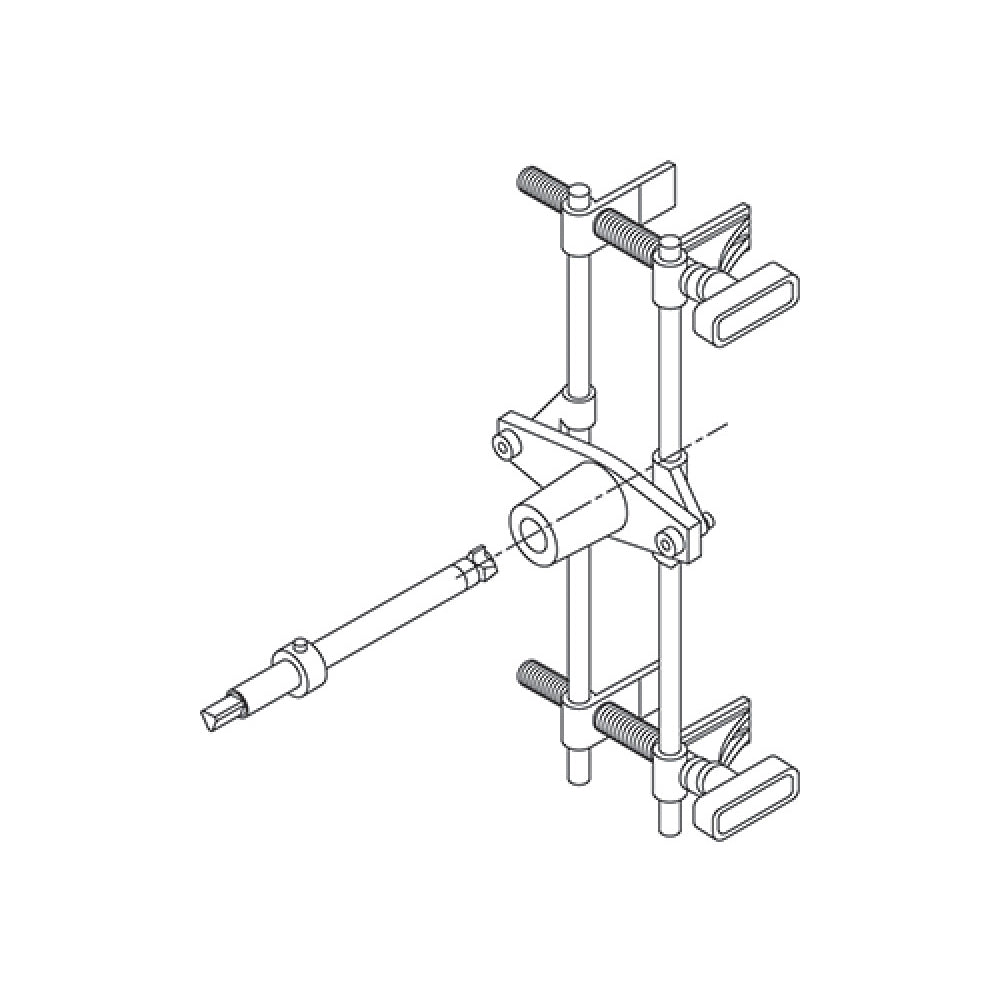 Hafele DBB Lock Morticer Jig and Fittings with 3 Cutters 001.67.700