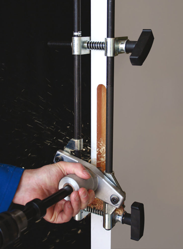 Hafele DBB Lock Morticer Jig and Fittings with 3 Cutters 001.67.700