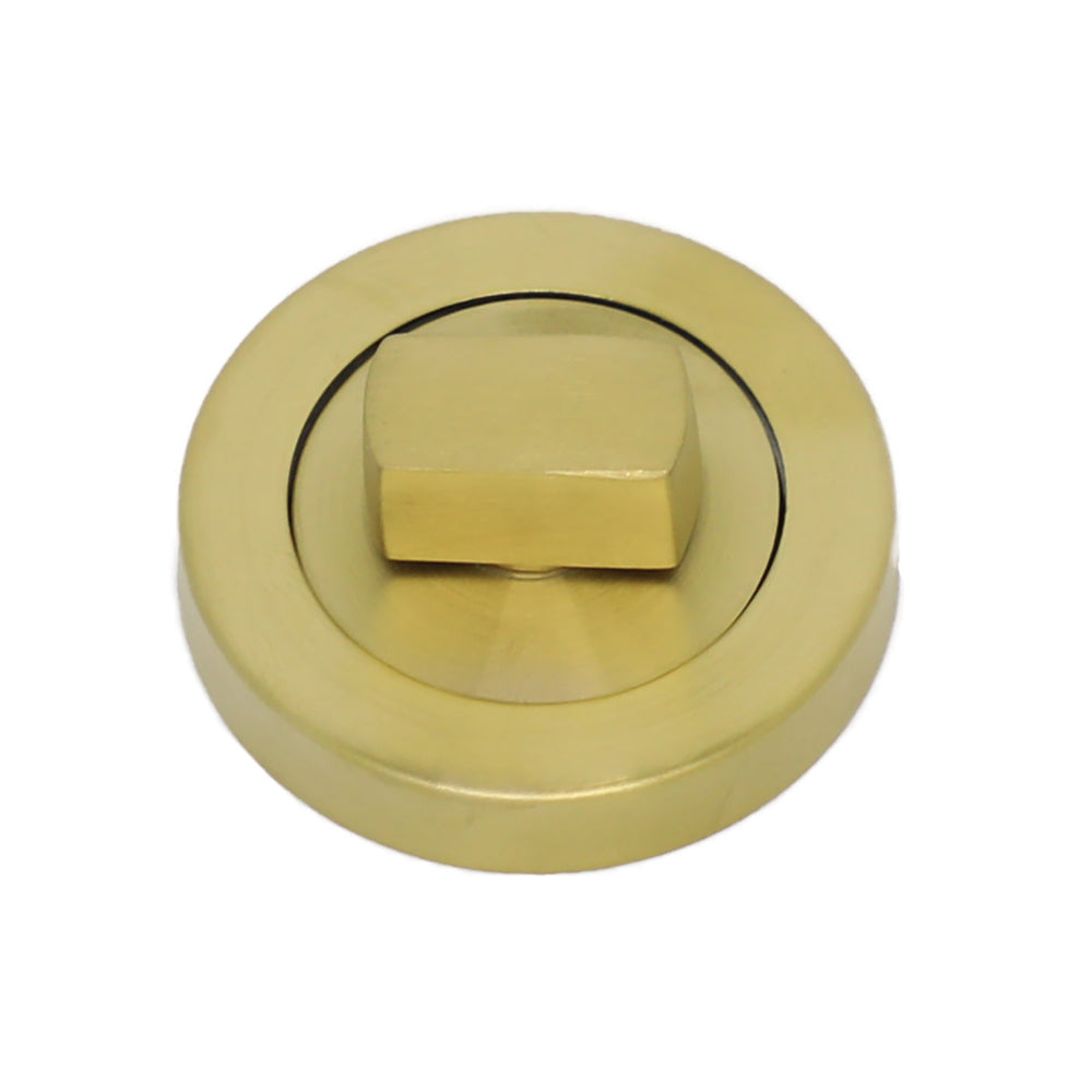 Hafele Startec Thumb Turn Escutcheon 50mm Satin Brass 903.58.136