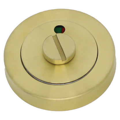 Hafele Startec Indicating Emergency Release Escutcheon 50mm Satin Brass 903.58.139