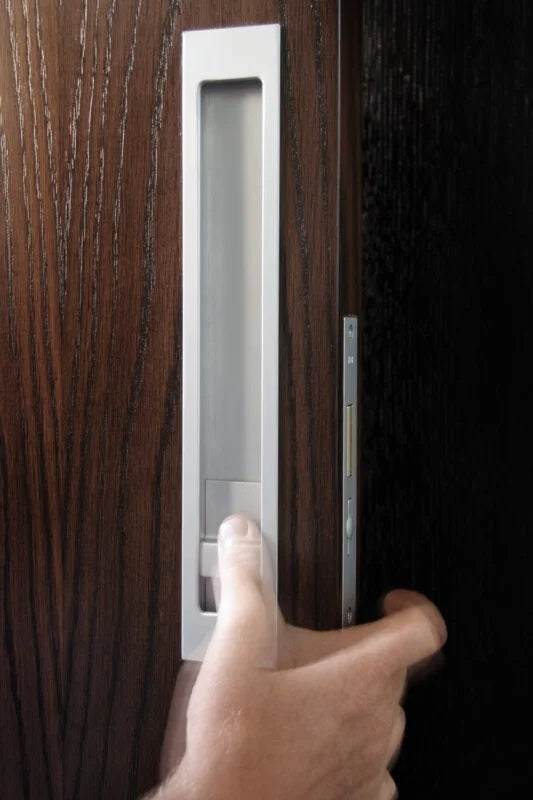 Halliday & Baillie 1490 Sliding Door Privacy Set Flush Pull with Snib and Indicator
