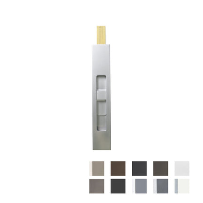 Halliday & Baillie Flat Throw Flush Bolt - Available in Various Finishes