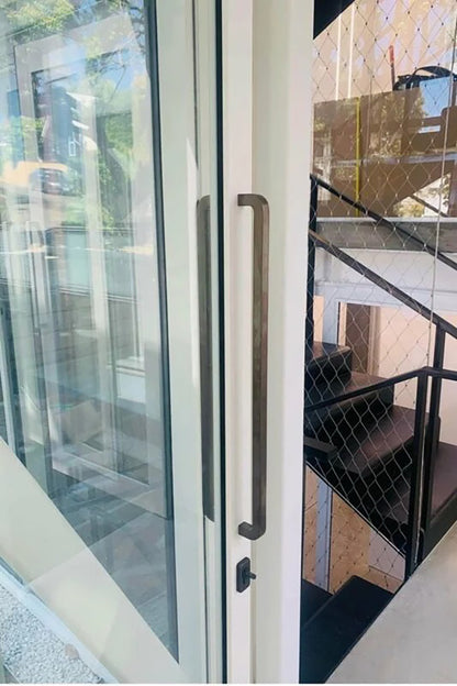 Halliday & Baillie 2340 Square Profile D Pull Handle 600mm - Available in Various Finishes