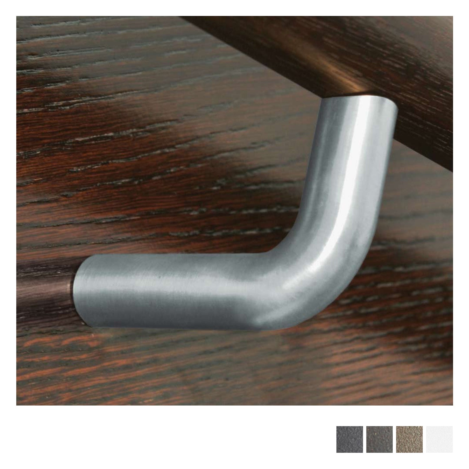 Halliday & Baillie Alluminum D Stair Rail Bracket HB595 - Available in Various Finishes
