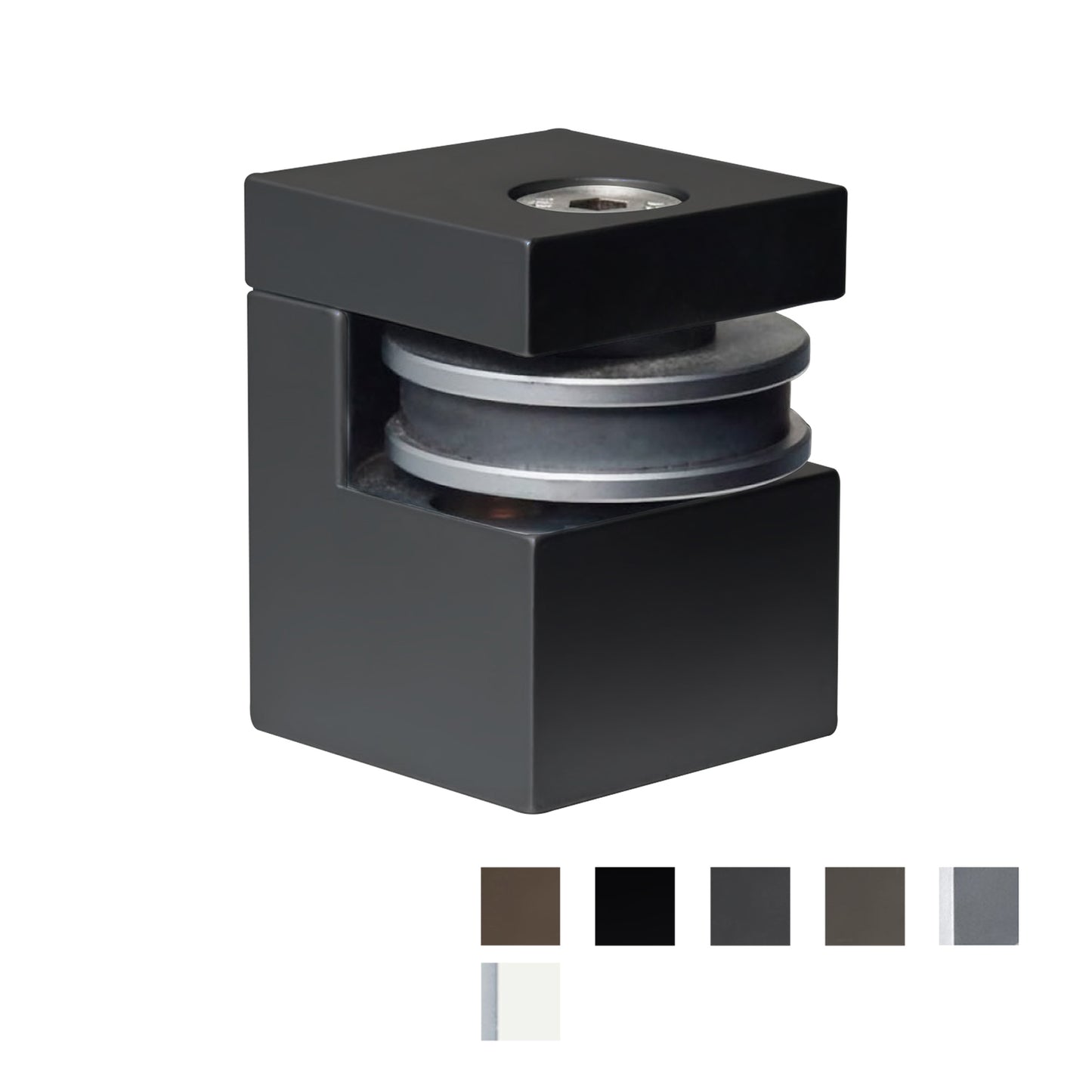 Halliday & Baillie Square Floor Mounted Magnetic Door Stop - Available in Various Finishes