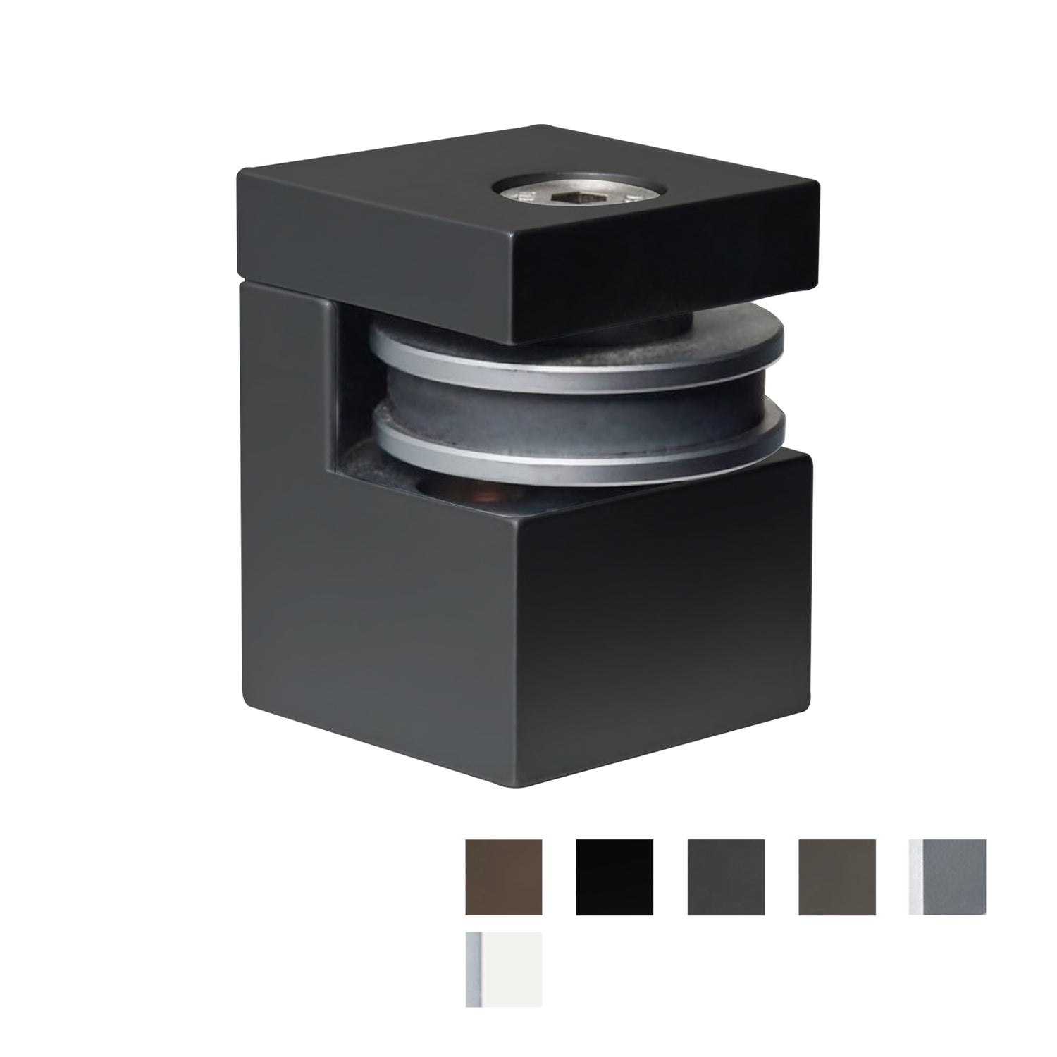 Halliday & Baillie Square Floor Mounted Magnetic Door Stop - Available in Various Finishes