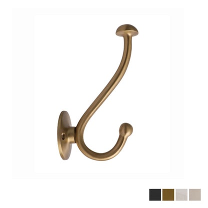 Hepburn Eden Hat and Coat Hook 150mm - Available in Various Finishes