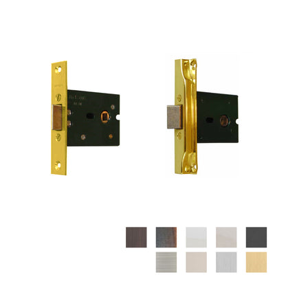 Jacksons Mortice Latch with Standard Strike - Available in Various Function and Finishes
