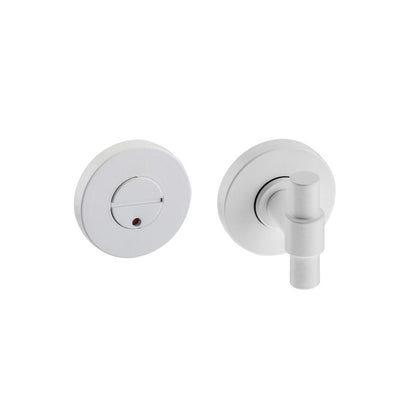 JNF Natur White Series Bathroom Snib Indicator Bolt Privacy Lock IN.04.266.W