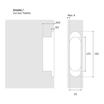 JNF Coplan Series 150 Invisible Hinge with 3D Adjustment 80kg - Available in Various Finishes|JNFIN05061B|JNFIN05061SC|JNFIN05061SG|JNFIN05061