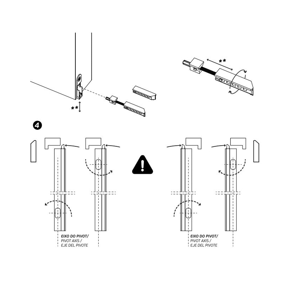 JNF Door Seal for Pivot Swing Doors - Available in Various Sizes|JNFIN060111230|JNFIN060111330|JNFIN060111430|JNFIN060111530