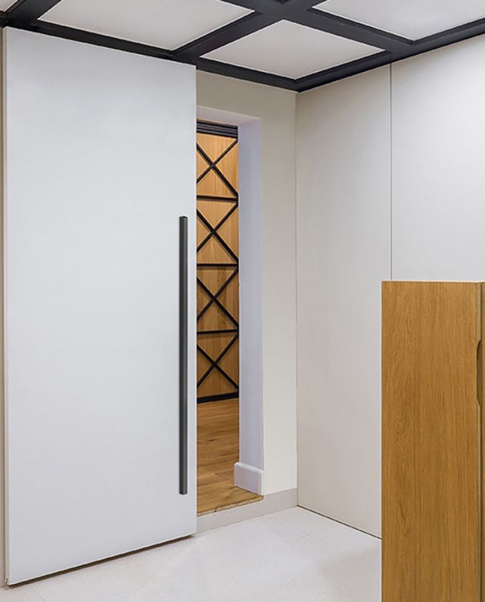 JNF Offscreen Light System for Invisible Sliding Doors with Soft Closing 1100mm IN.15.452.1100