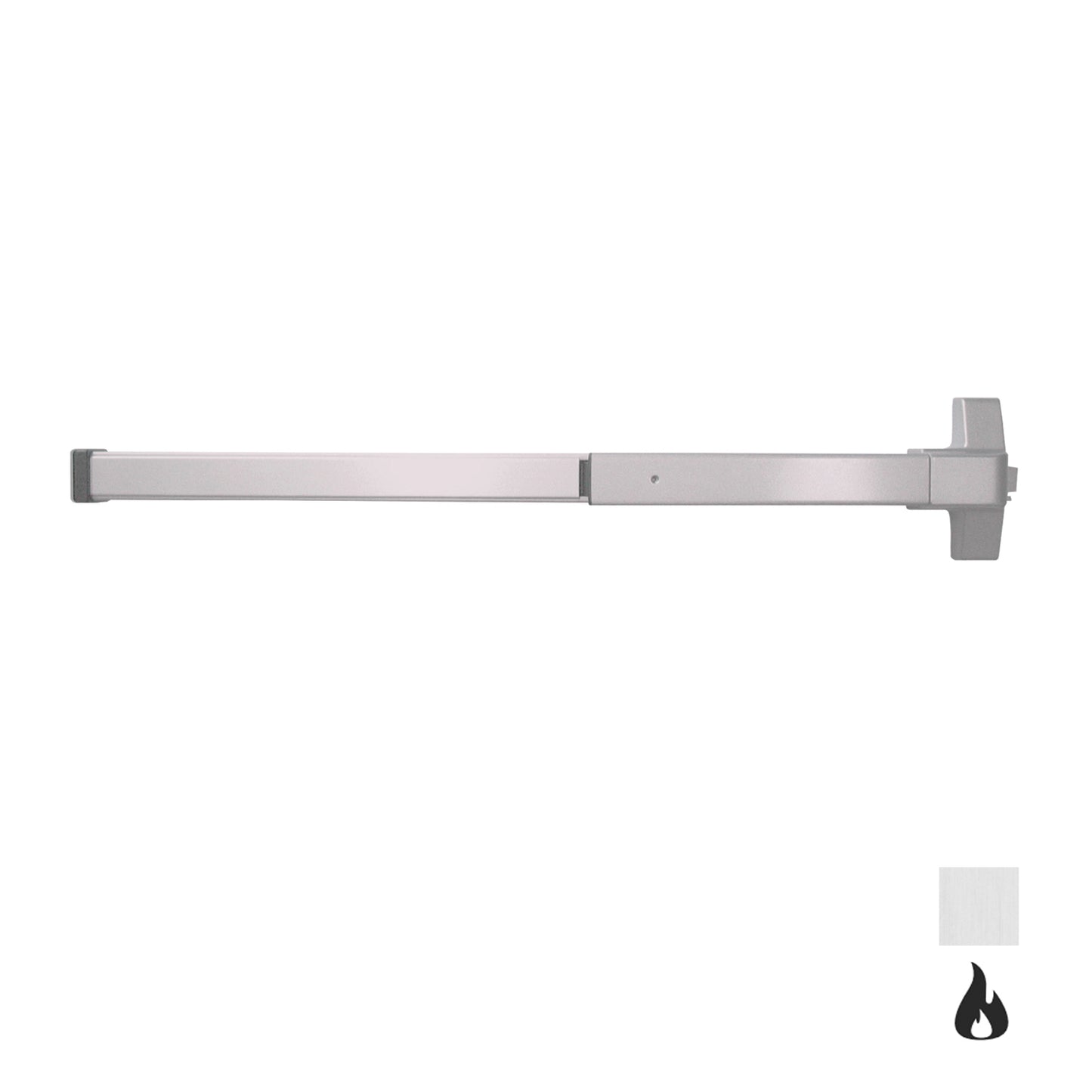 Dormakaba ED22 Panic Exit Device Fire Rated 1085mm - Available in Satin Stainless and Silver Finish