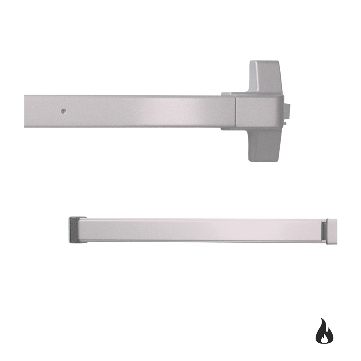 Dormakaba ED22 Panic Exit Device Fire Rated 1085mm - Available in Satin Stainless and Silver Finish