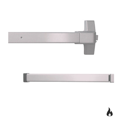 Dormakaba ED22 Panic Exit Device Fire Rated 1085mm - Available in Satin Stainless and Silver Finish
