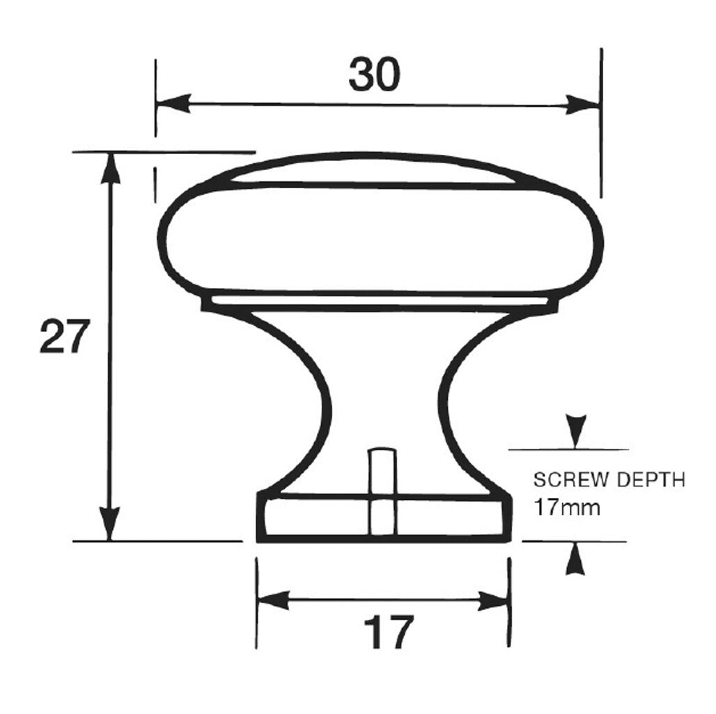 Kethy Two-Tone Cabinet Knob - Available in Various Finishes